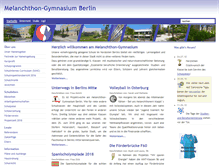 Tablet Screenshot of melanchthon-schule-berlin.de